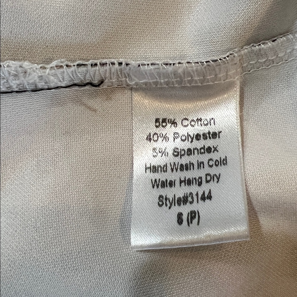 Carmin USA Beautiful Blk & White W/Multi Color Florals Scuba Jacket In Zip Front - Picture 8 of 10